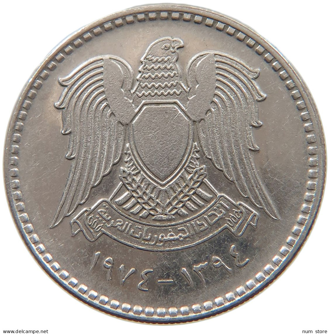 SYRIA 1 LIRA 1974 #s090 0149 - Syrien