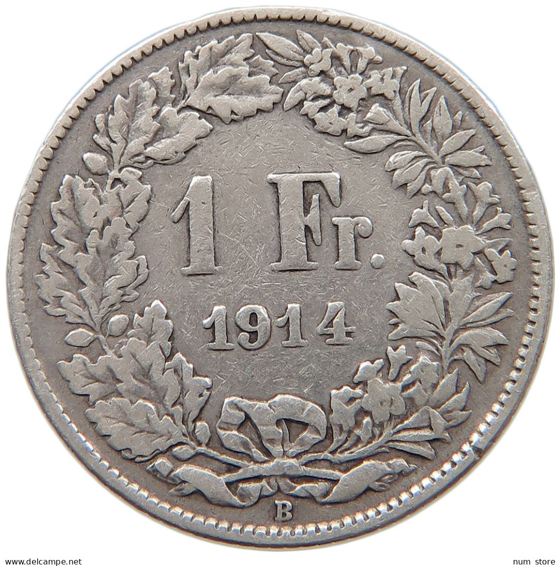 SWITZERLAND FRANC 1914 #s094 0177 - 1 Franken
