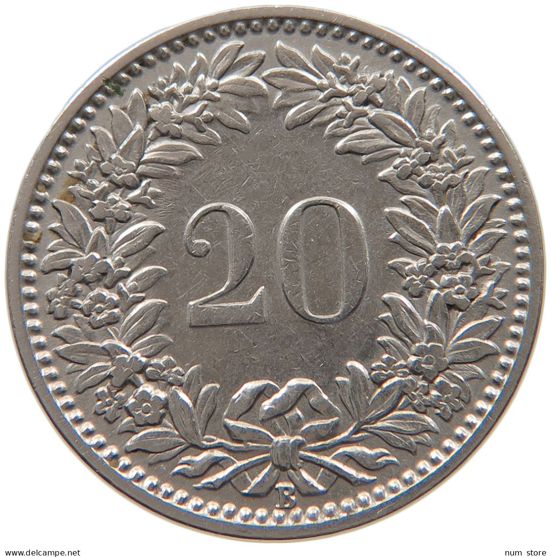 SWITZERLAND 20 RAPPEN 1912 #s094 0607 - 20 Rappen