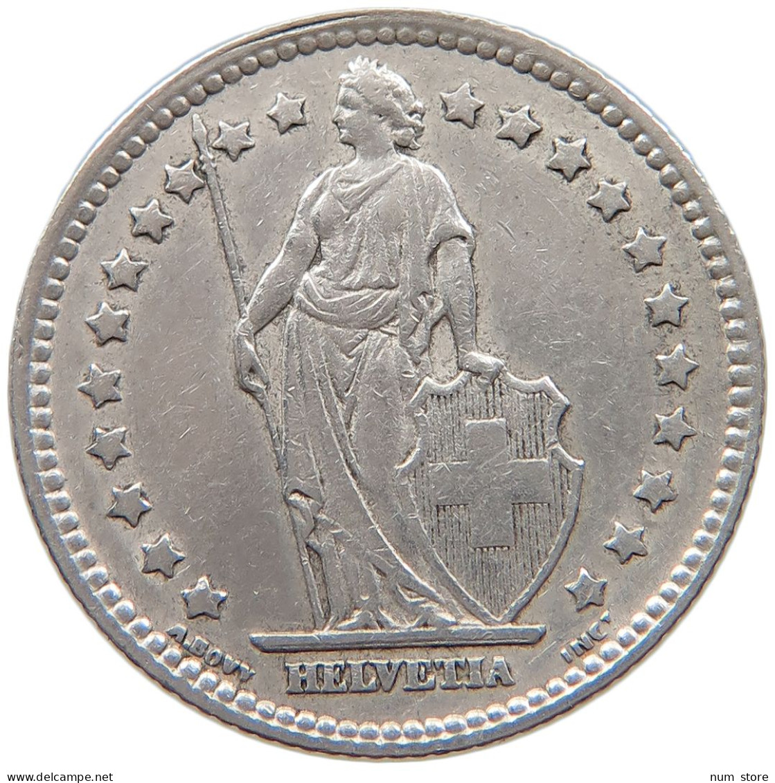 SWITZERLAND 1 FRANC FRANKEN 1920 #s101 0295 - 1 Franc