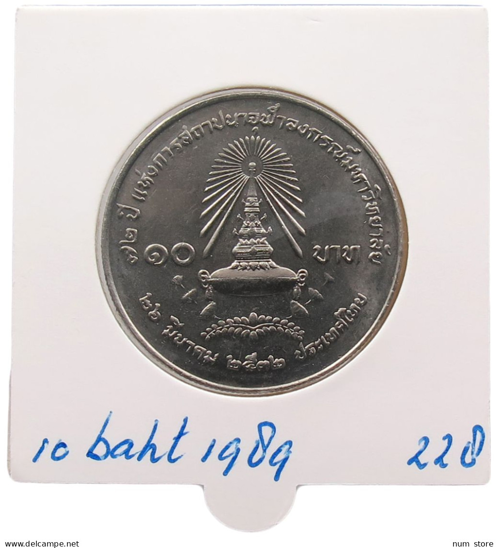 THAILAND 10 BAHT 1989 #alb069 0697 - Tailandia