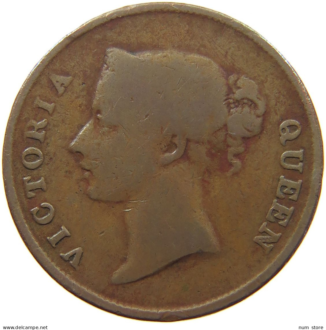 STRAITS SETTLEMENTS CENT 1862 #s097 0305 - Malesia