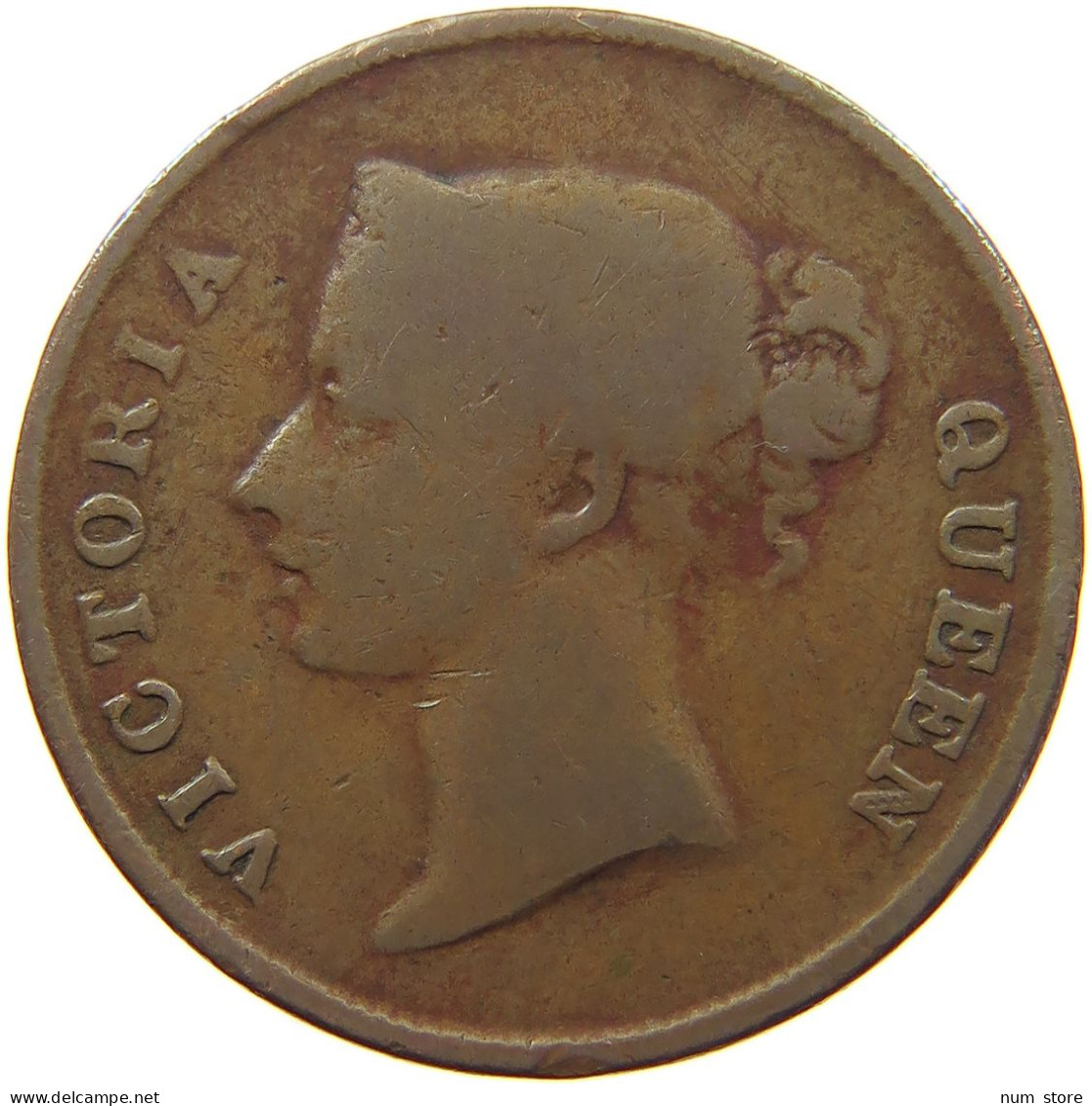 STRAITS SETTLEMENTS CENT 1862 #s097 0305 - Malaysie