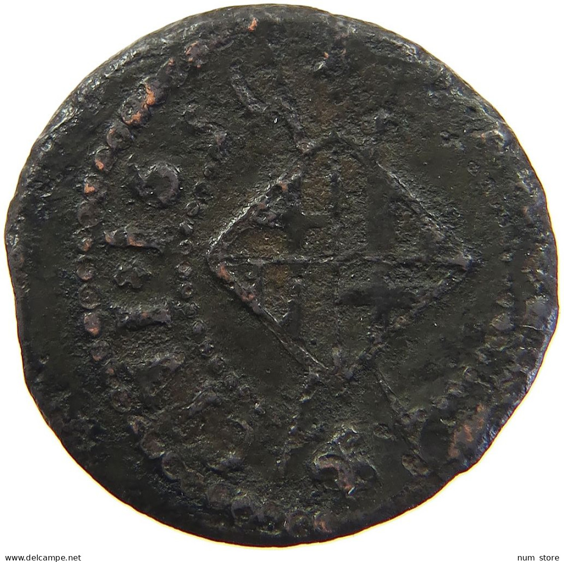 SPAIN BARCELONA SEISENO 1651 LOUIS XIV. #s100 0395 - Primeras Acuñaciones