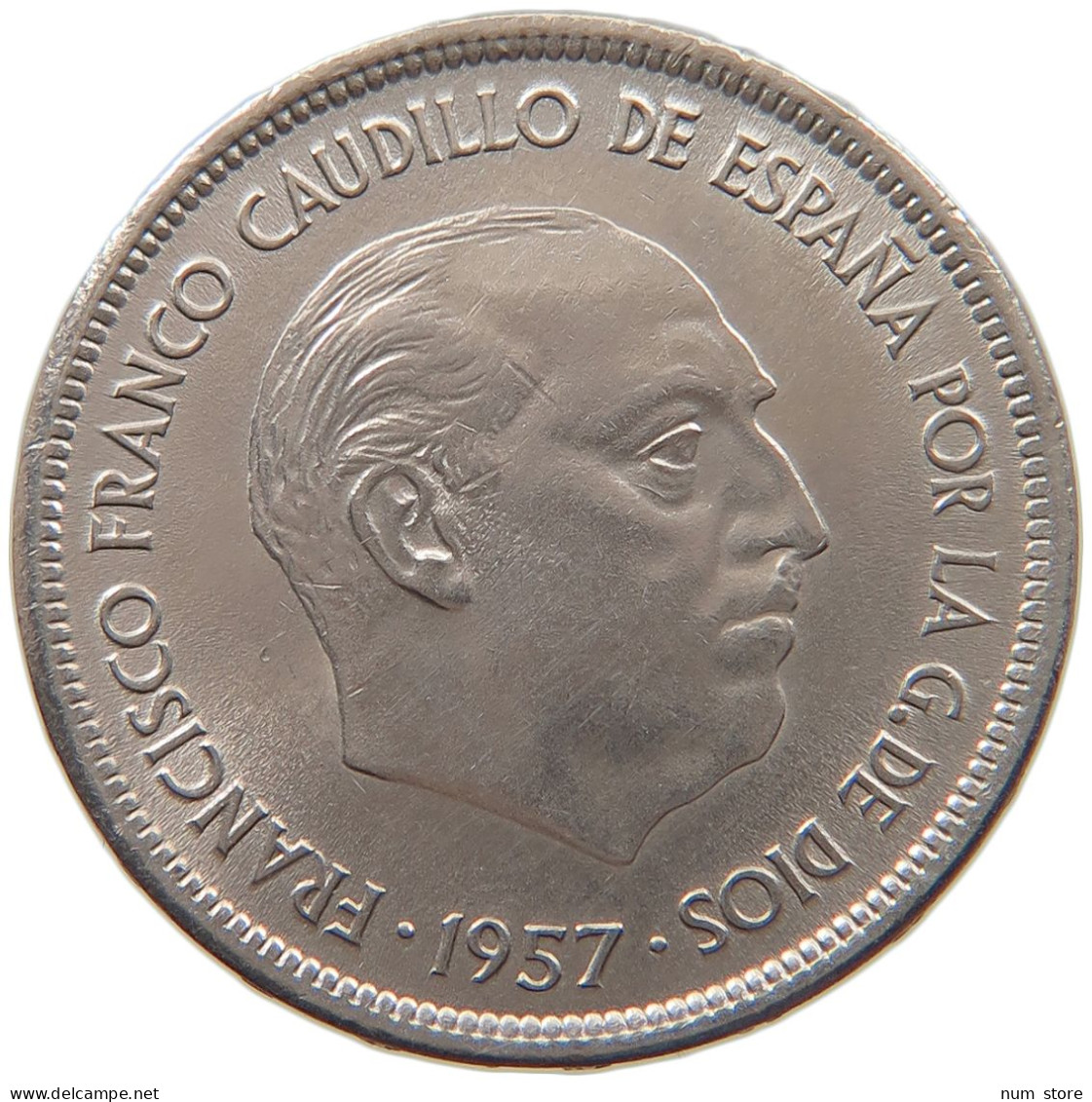 SPAIN 25 PESETAS 1957 68 #s090 0175 - 25 Pesetas
