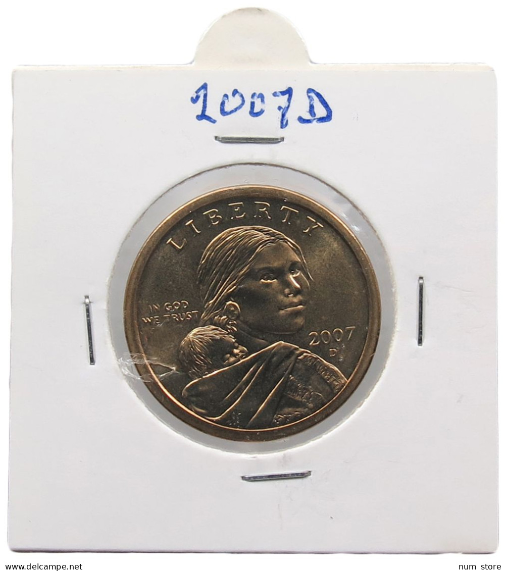 UNITED STATES OF AMERICA DOLLAR 2007 D SACAGAWEA #alb070 0389 - 2000-…: Sacagawea