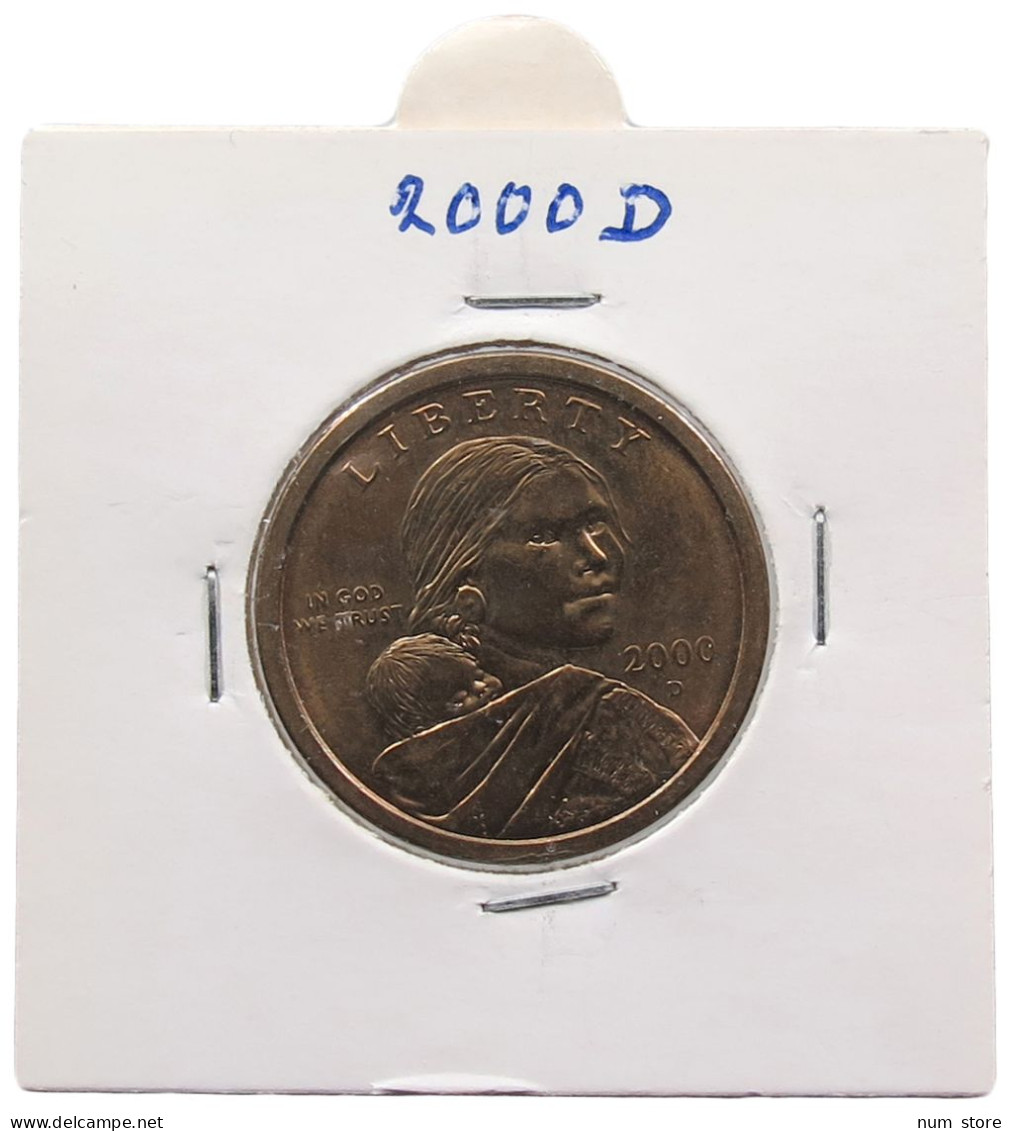 UNITED STATES OF AMERICA DOLLAR 2000 D SACAGAWEA #alb070 0447 - 2000-…: Sacagawea