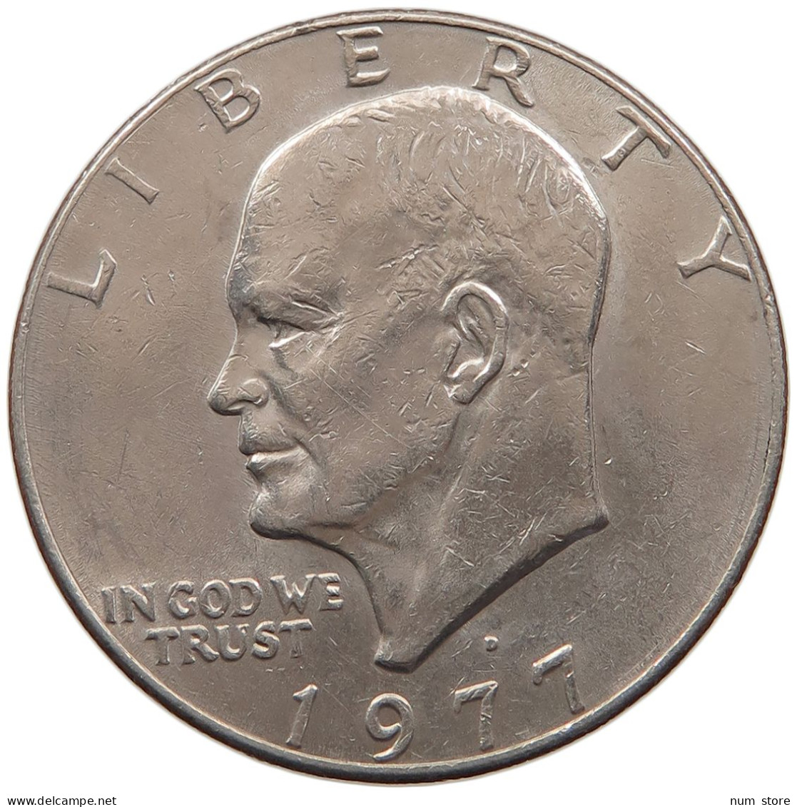 UNITED STATES OF AMERICA DOLLAR 1977 D EISENHOWER #alb065 0513 - 1971-1978: Eisenhower