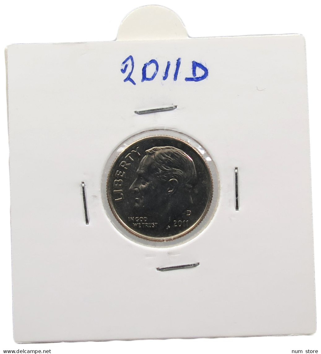 UNITED STATES OF AMERICA DIME 2011 D ROOSEVELT #alb071 0613 - 1946-...: Roosevelt