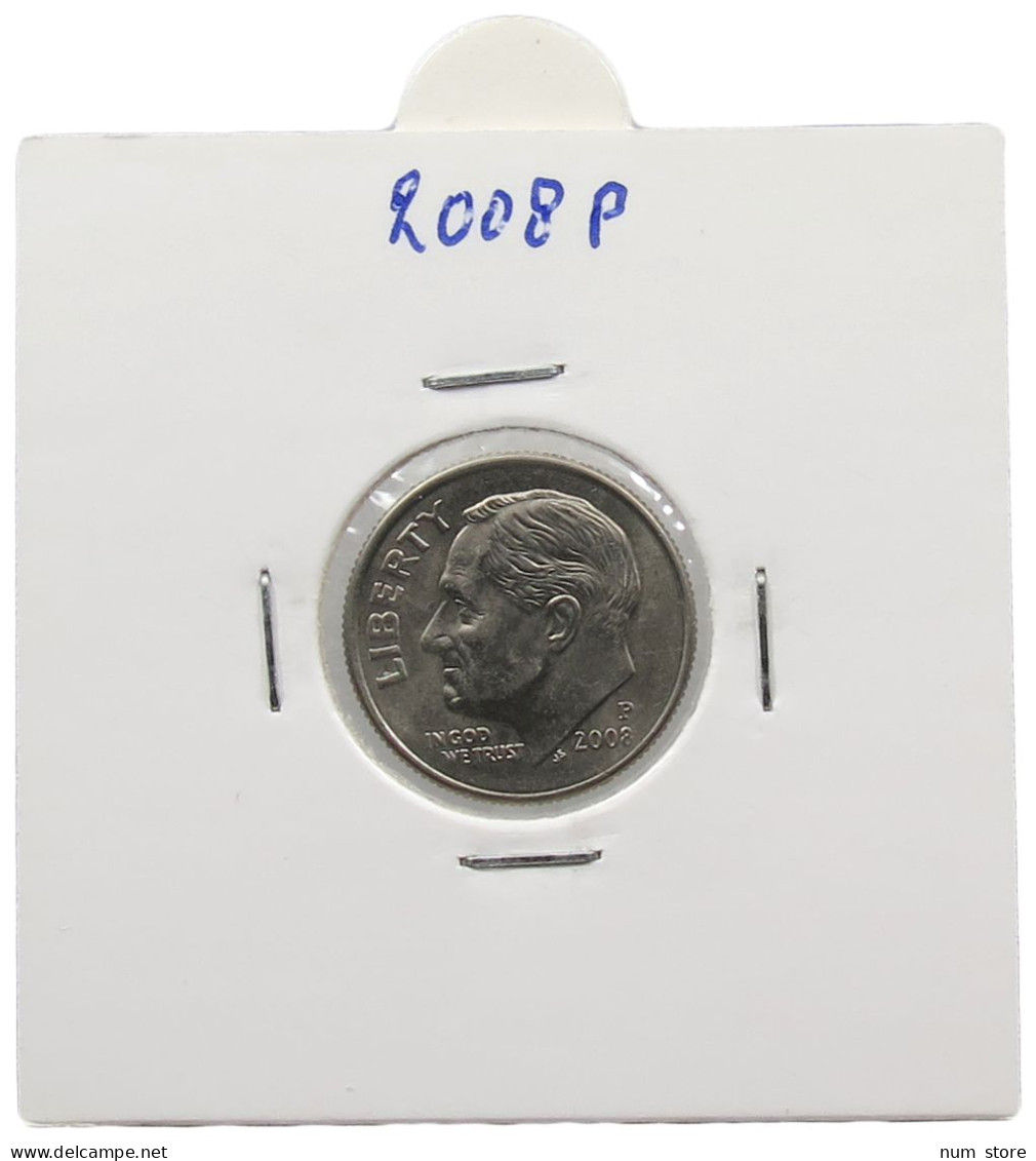 UNITED STATES OF AMERICA DIME 2008 P ROOSEVELT #alb071 0599 - 1946-...: Roosevelt