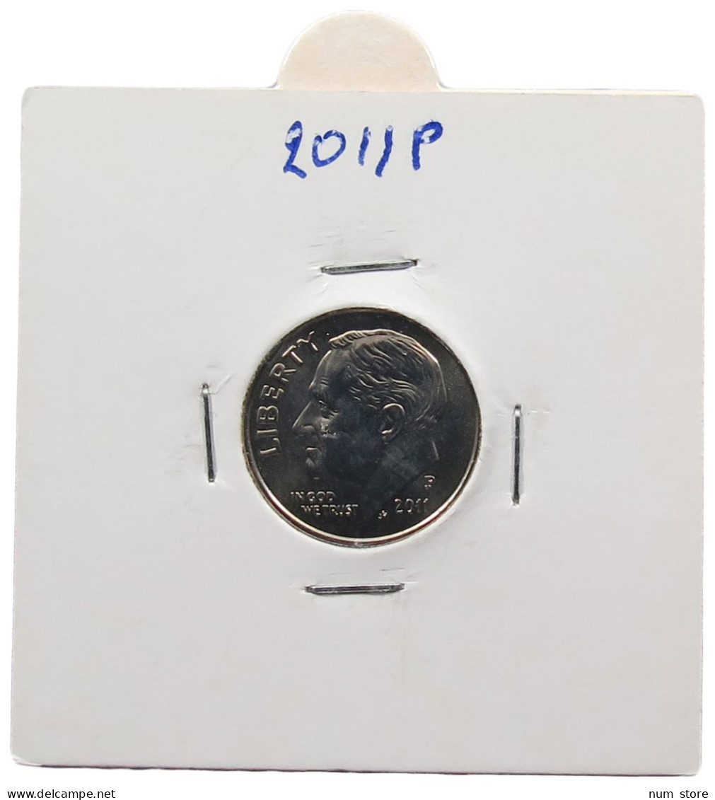 UNITED STATES OF AMERICA DIME 2011 P ROOSEVELT #alb071 0635 - 1946-...: Roosevelt