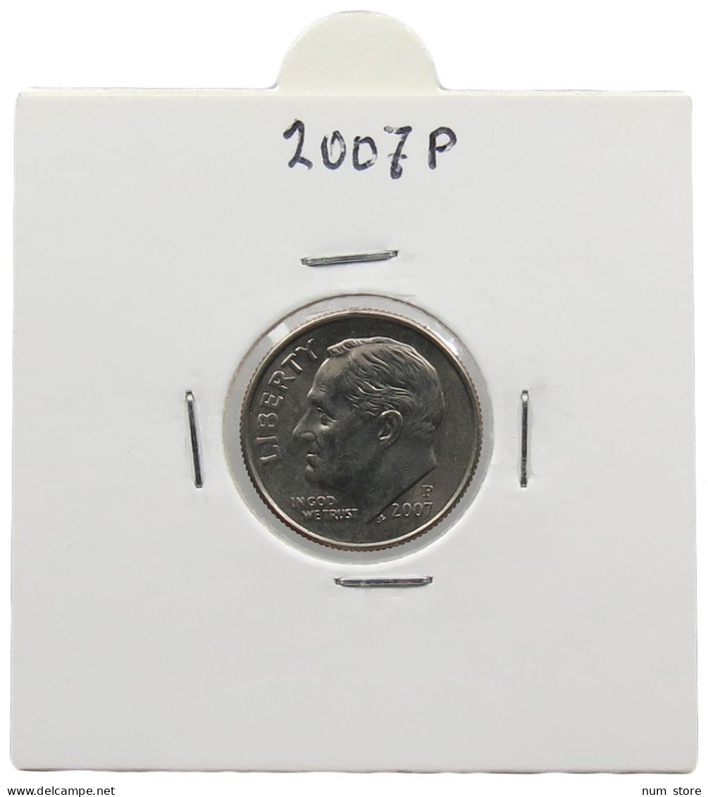 UNITED STATES OF AMERICA DIME 2007 P ROOSEVELT #alb071 0603 - 1946-...: Roosevelt