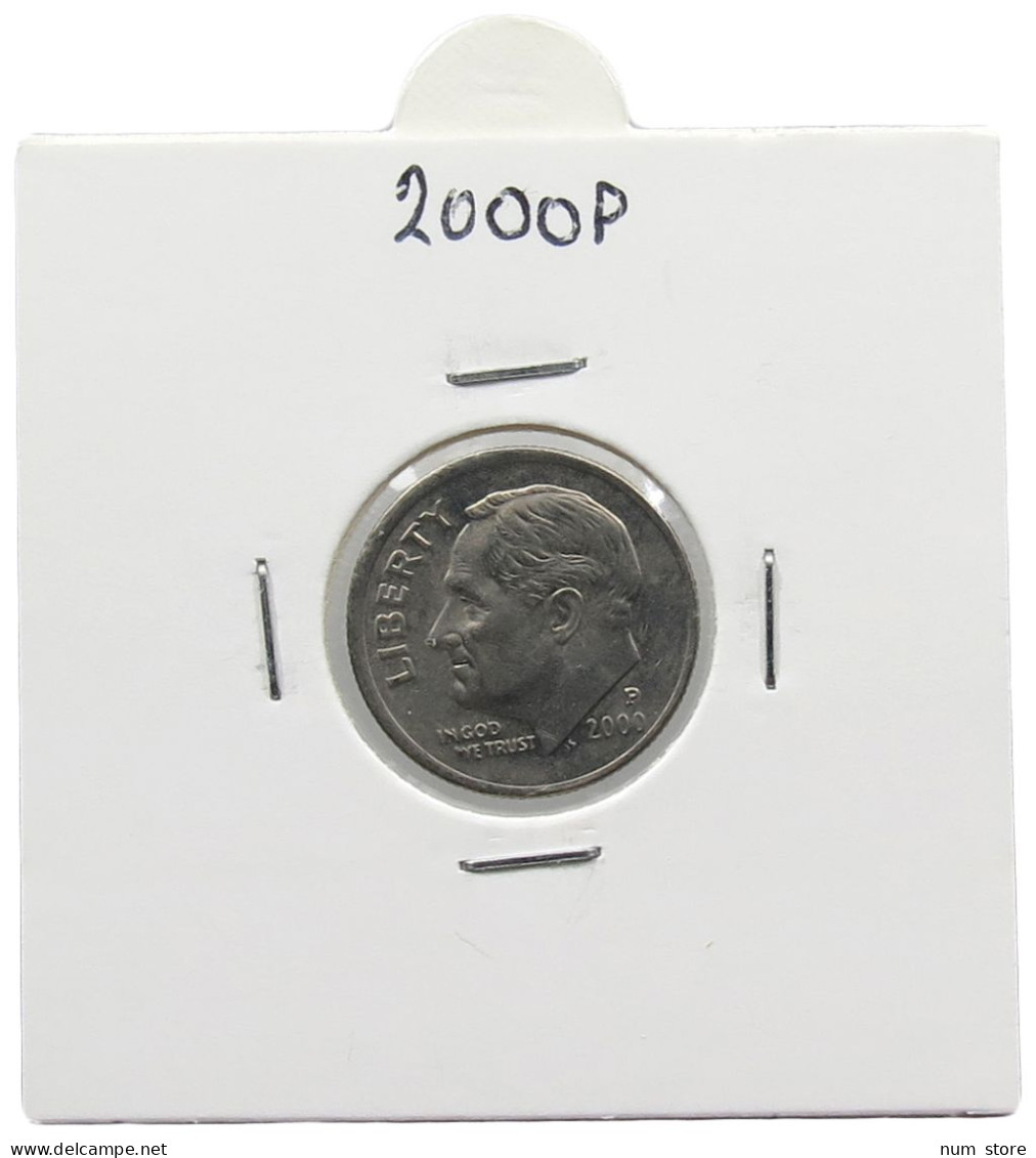 UNITED STATES OF AMERICA DIME 2000 P ROOSEVELT #alb071 0545 - 1946-...: Roosevelt