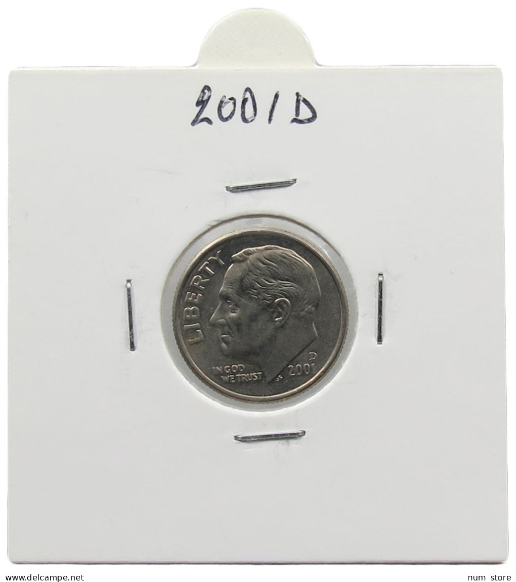 UNITED STATES OF AMERICA DIME 2001 D ROOSEVELT #alb071 0581 - 1946-...: Roosevelt