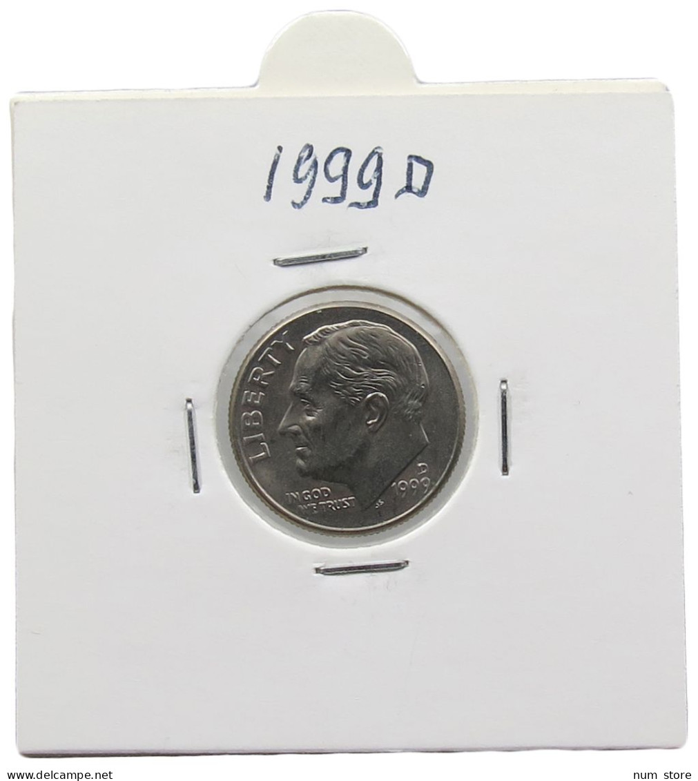 UNITED STATES OF AMERICA DIME 1999 D ROOSEVELT #alb071 0547 - 1946-...: Roosevelt