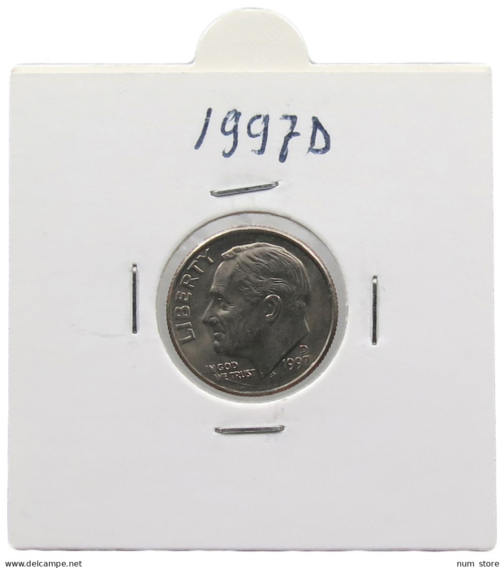 UNITED STATES OF AMERICA DIME 1997 D ROOSEVELT #alb071 0585 - 1946-...: Roosevelt