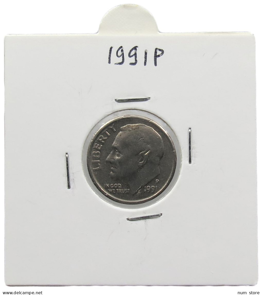 UNITED STATES OF AMERICA DIME 1991 P ROOSEVELT #alb071 0565 - 1946-...: Roosevelt