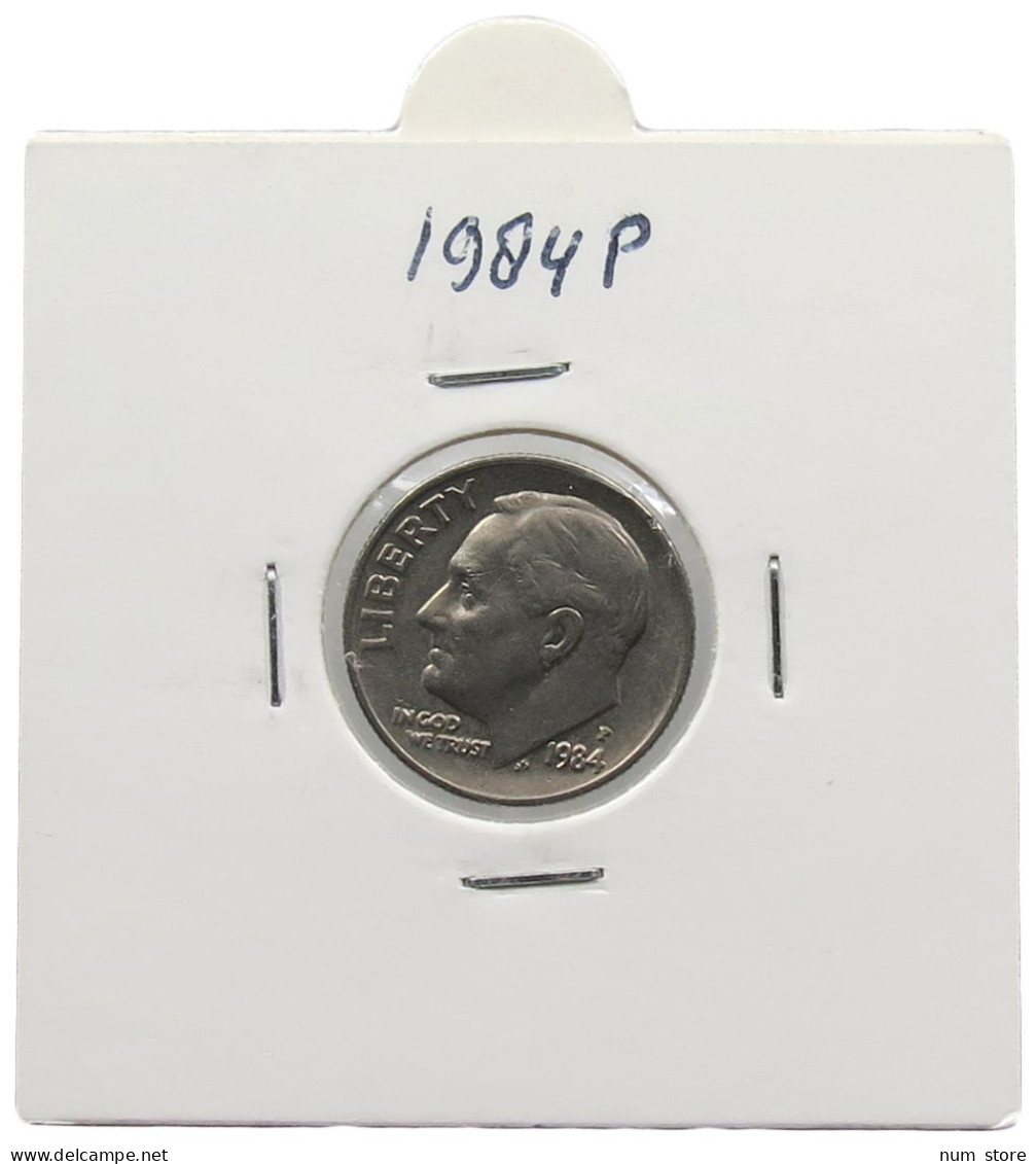 UNITED STATES OF AMERICA DIME 1984 P ROOSEVELT #alb071 0617 - 1946-...: Roosevelt