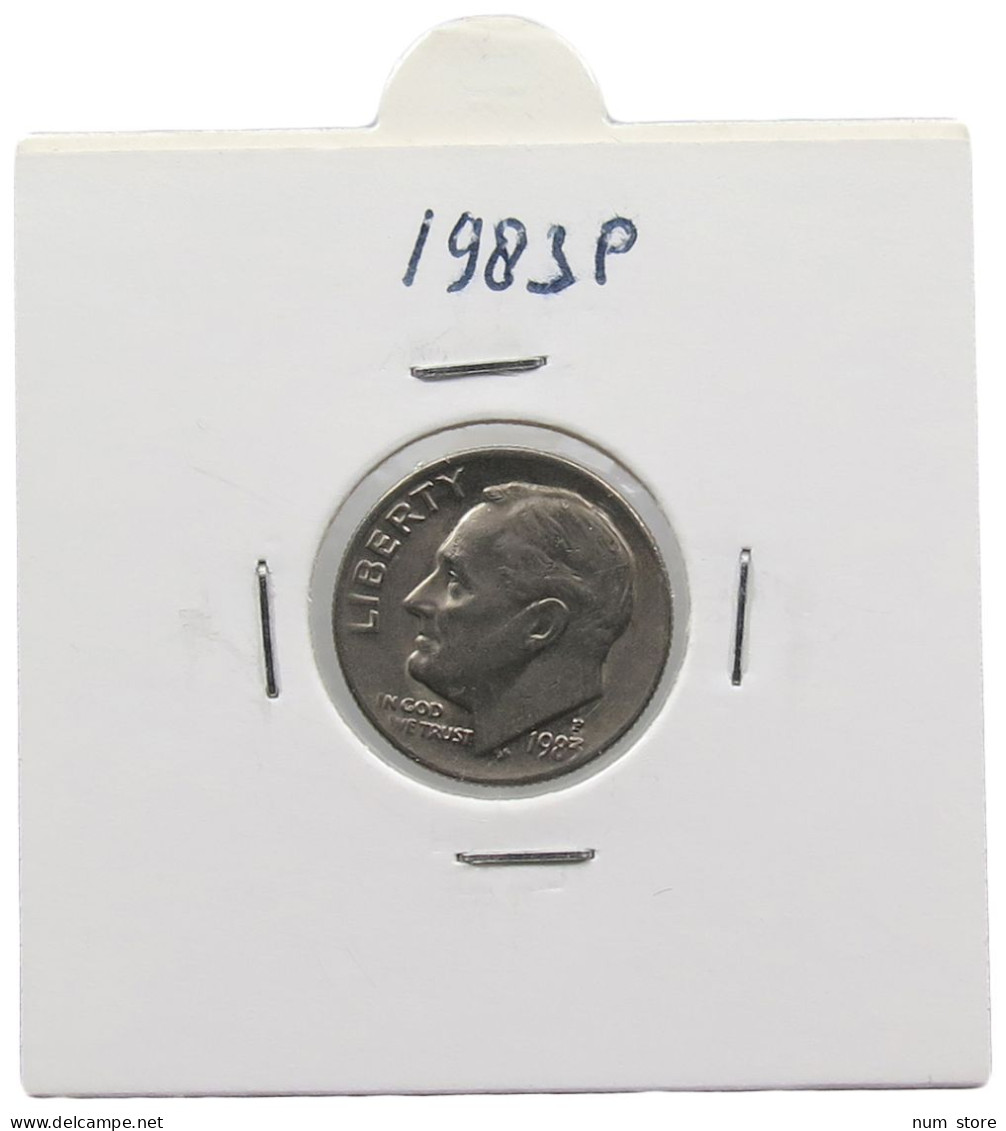 UNITED STATES OF AMERICA DIME 1983 P ROOSEVELT #alb071 0623 - 1946-...: Roosevelt