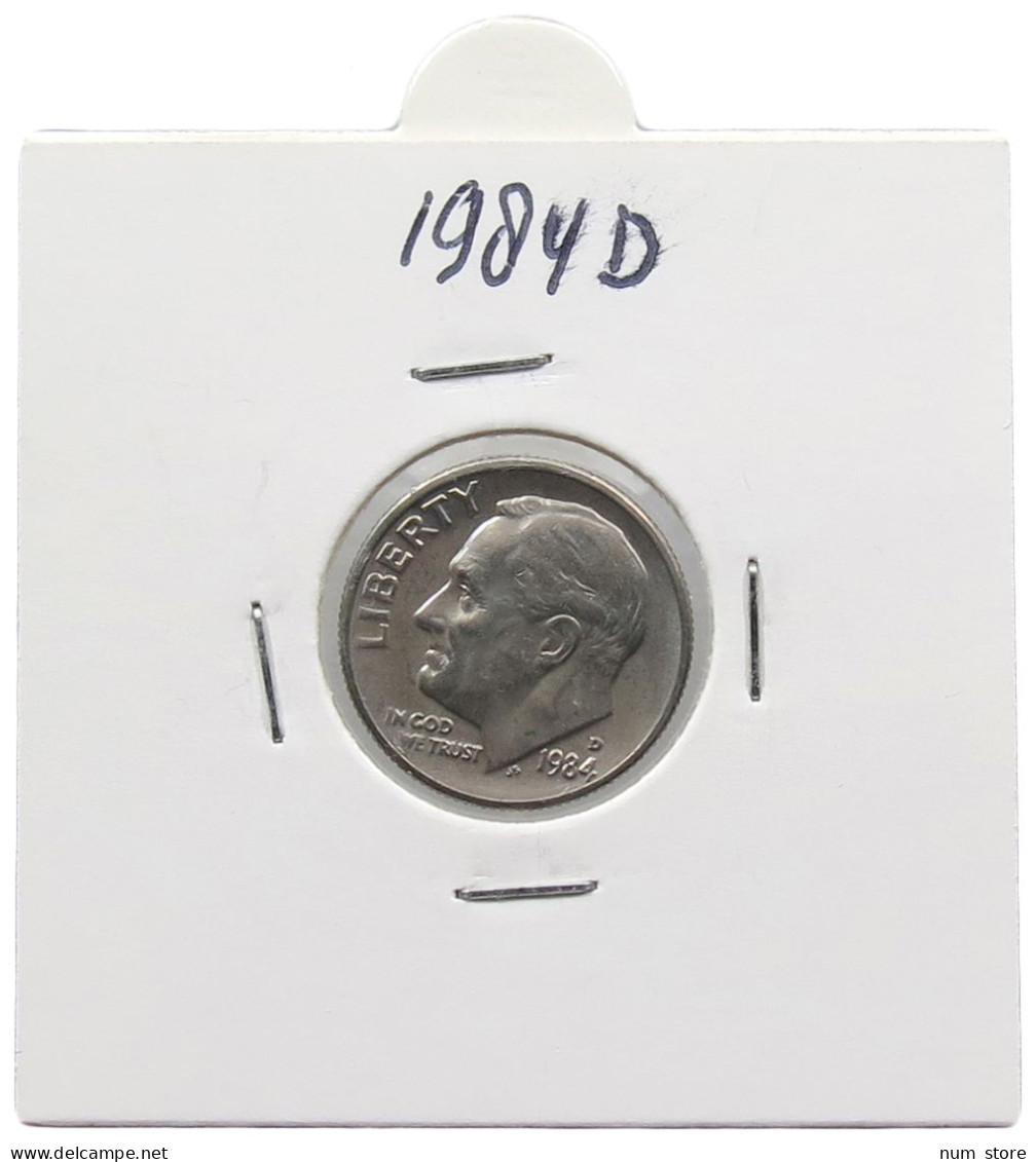 UNITED STATES OF AMERICA DIME 1984 D ROOSEVELT #alb071 0619 - 1946-...: Roosevelt