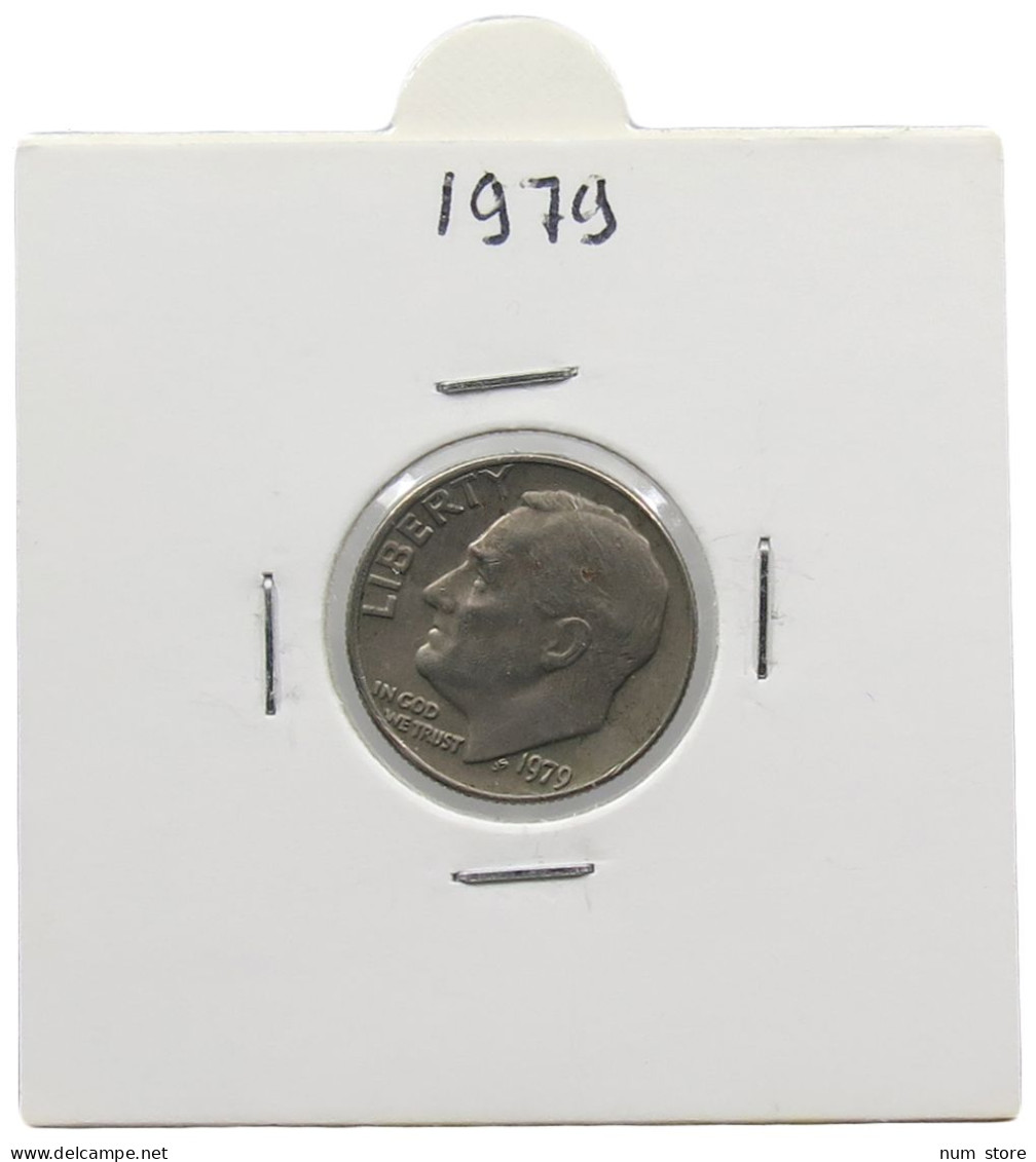 UNITED STATES OF AMERICA DIME 1979 ROOSEVELT #alb071 0519 - 1946-...: Roosevelt