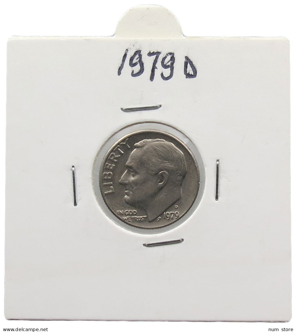 UNITED STATES OF AMERICA DIME 1979 D ROOSEVELT #alb071 0523 - 1946-...: Roosevelt