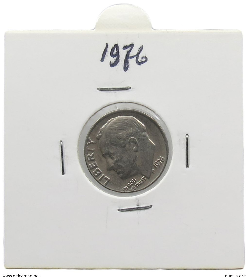 UNITED STATES OF AMERICA DIME 1976 ROOSEVELT #alb071 0535 - 1946-...: Roosevelt