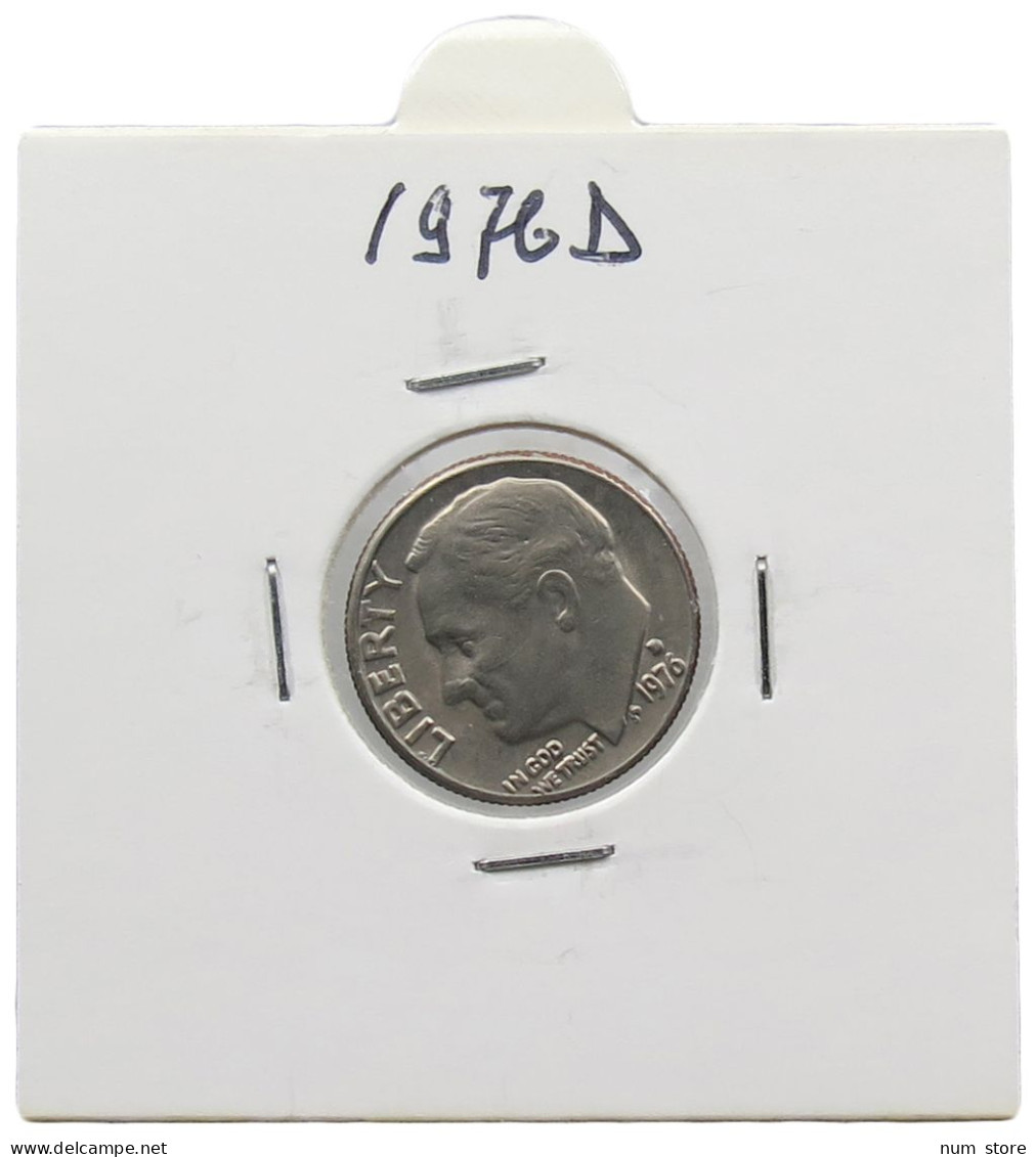 UNITED STATES OF AMERICA DIME 1976 D ROOSEVELT #alb071 0533 - 1946-...: Roosevelt