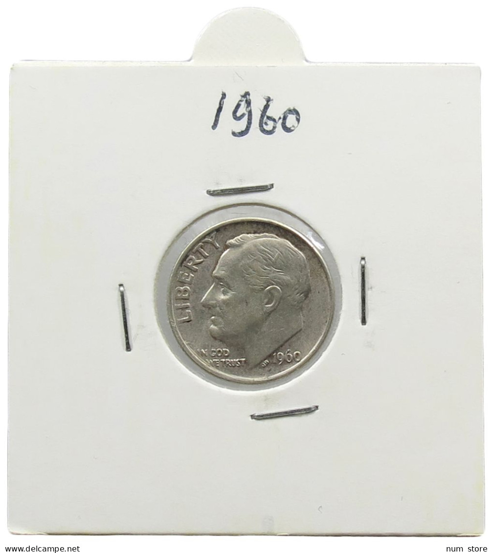 UNITED STATES OF AMERICA DIME 1960 ROOSEVELT #alb071 0457 - 1946-...: Roosevelt