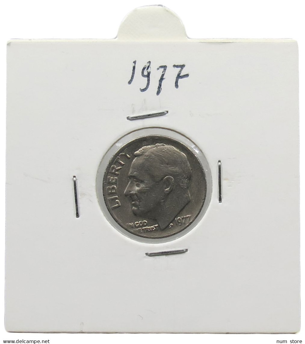 UNITED STATES OF AMERICA DIME 1977 ROOSEVELT #alb071 0515 - 1946-...: Roosevelt