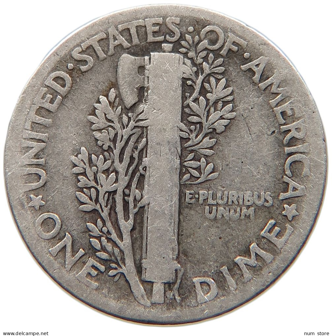 UNITED STATES OF AMERICA DIME 1929 MERCURY #s091 0249 - 1916-1945: Mercury