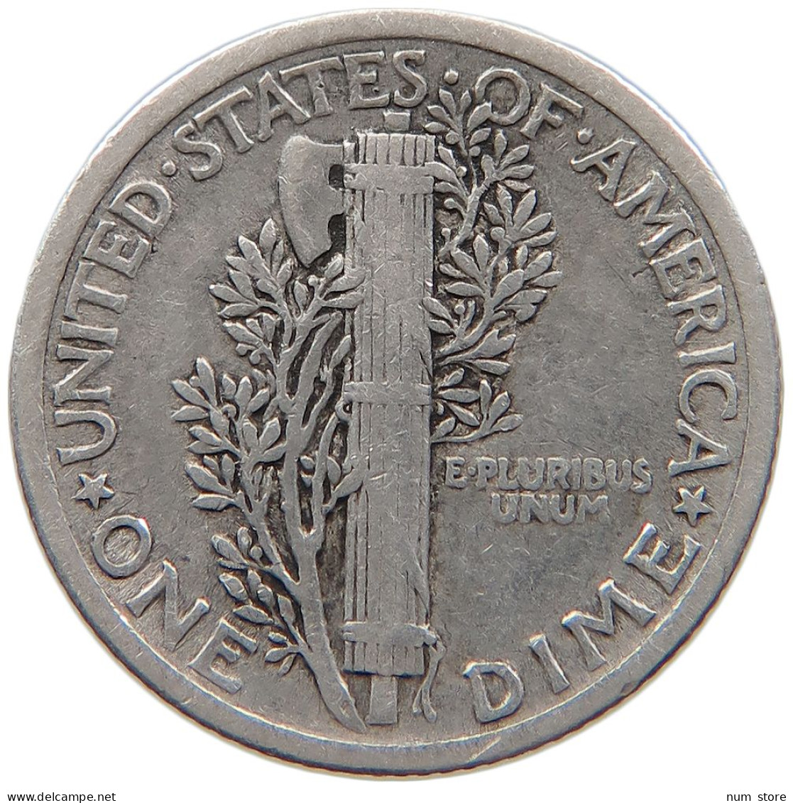 UNITED STATES OF AMERICA DIME 1916 MERCURY #s100 0777 - 1916-1945: Mercury