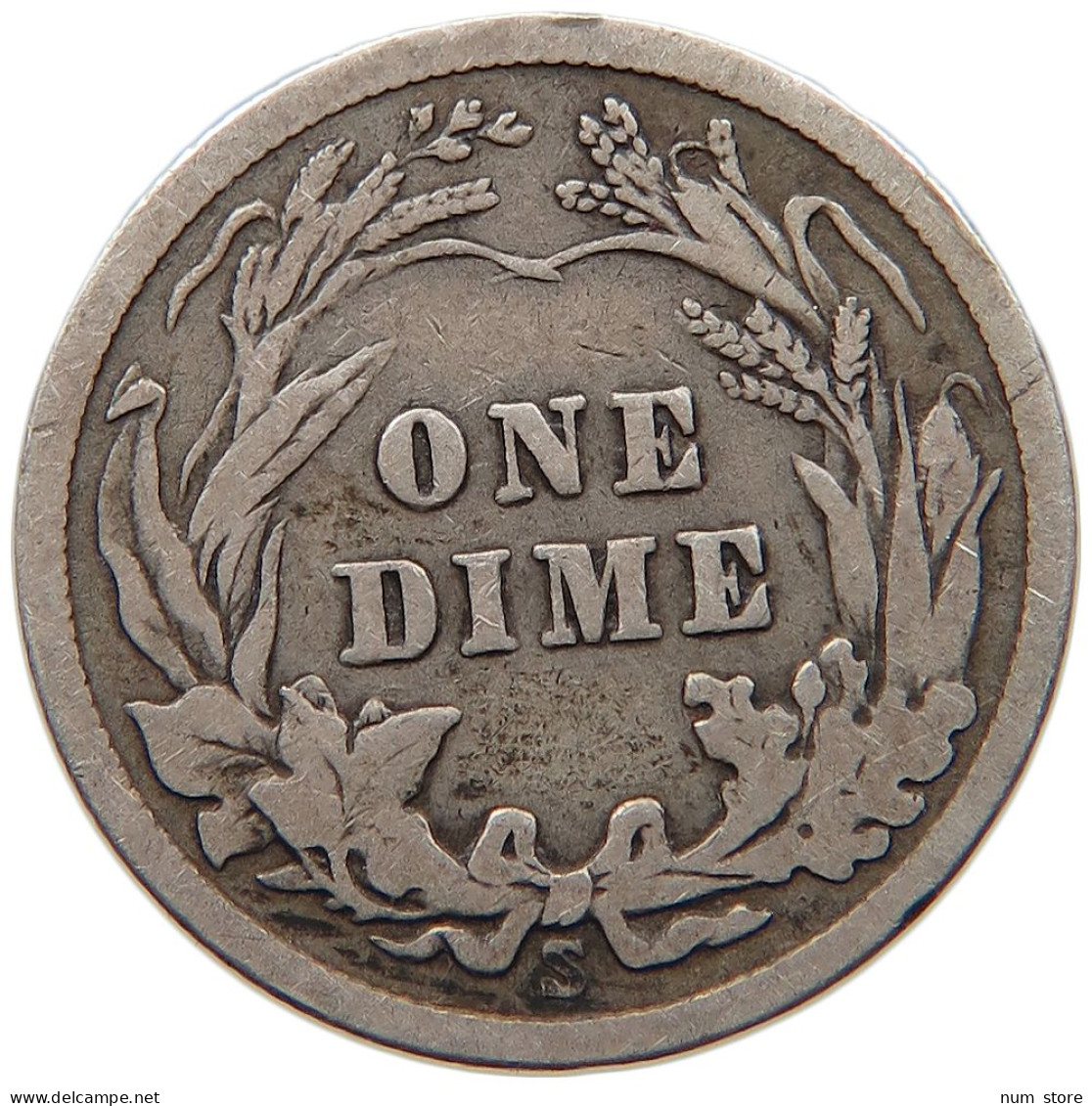 UNITED STATES OF AMERICA DIME 1916 S BARBER #s091 0227 - 1892-1916: Barber