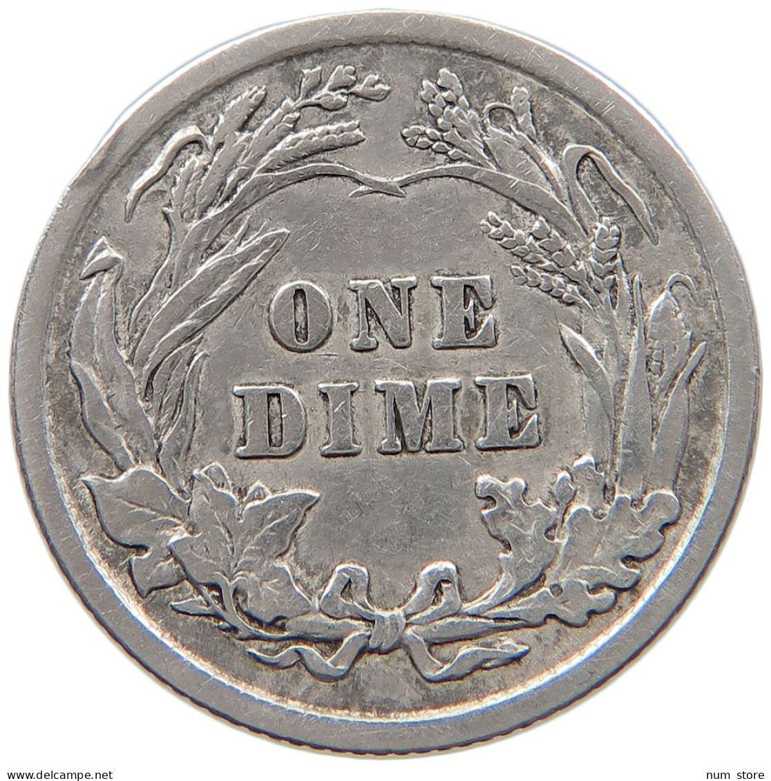 UNITED STATES OF AMERICA DIME 1908 #s100 0851 - 1892-1916: Barber
