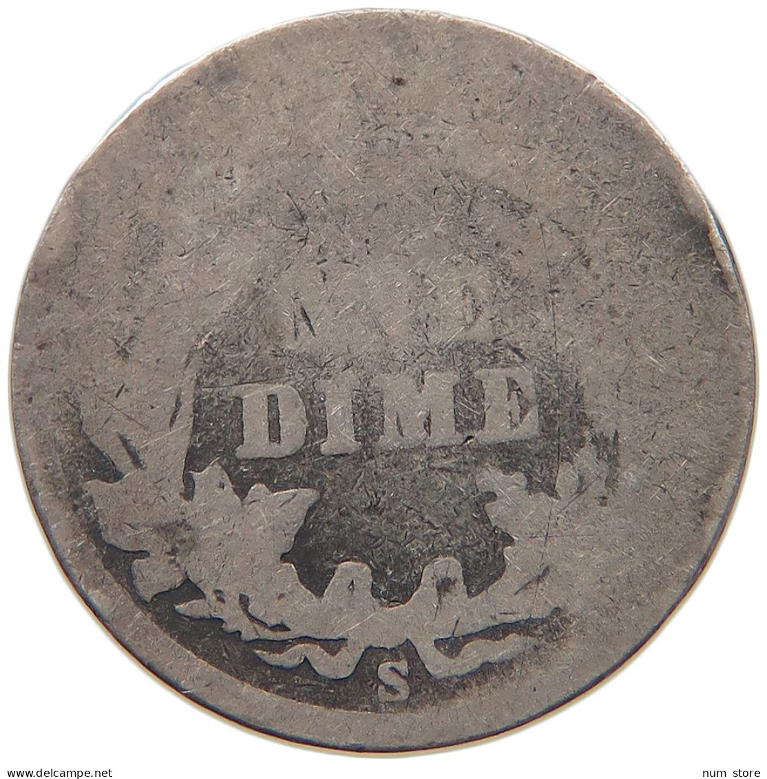 UNITED STATES OF AMERICA DIME 1906 S #s093 0033 - 1892-1916: Barber