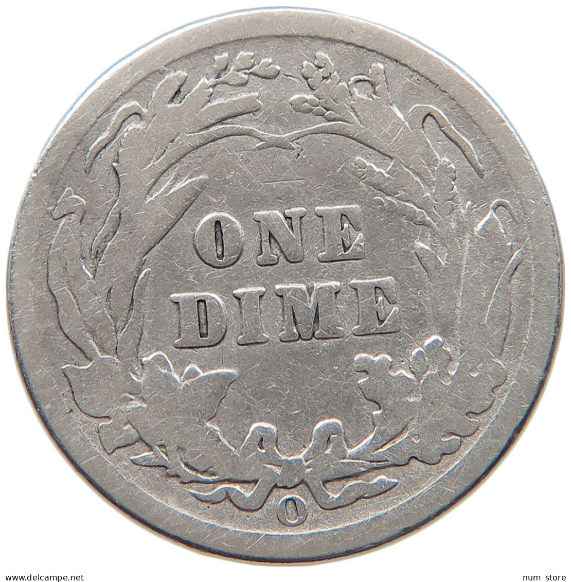 UNITED STATES OF AMERICA DIME 1907 O BARBER #s091 0229 - 1892-1916: Barber