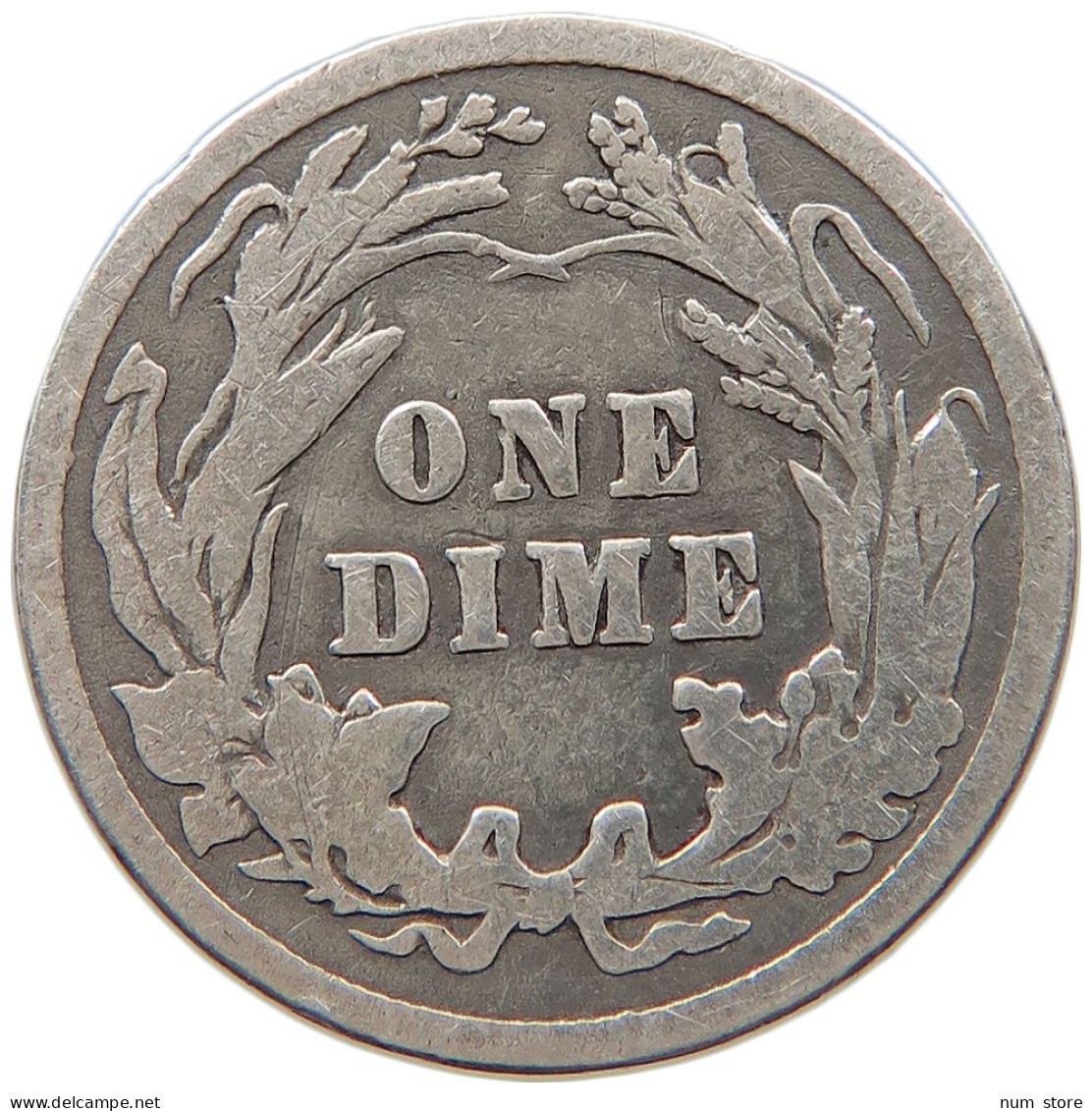 UNITED STATES OF AMERICA DIME 1906 BARBER #s091 0219 - 1892-1916: Barber