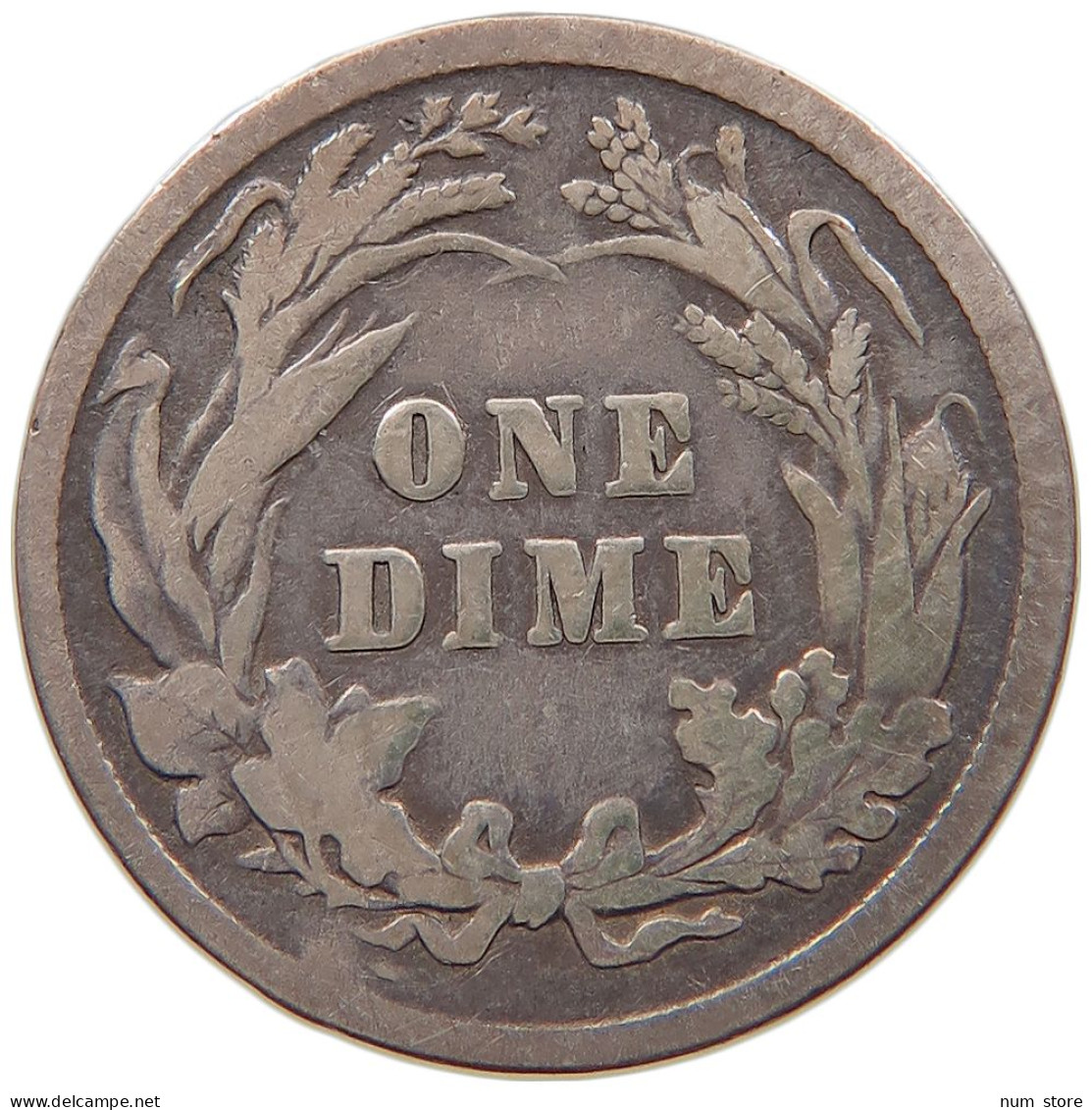 UNITED STATES OF AMERICA DIME 1899 BARBER #s091 0221 - 1892-1916: Barber