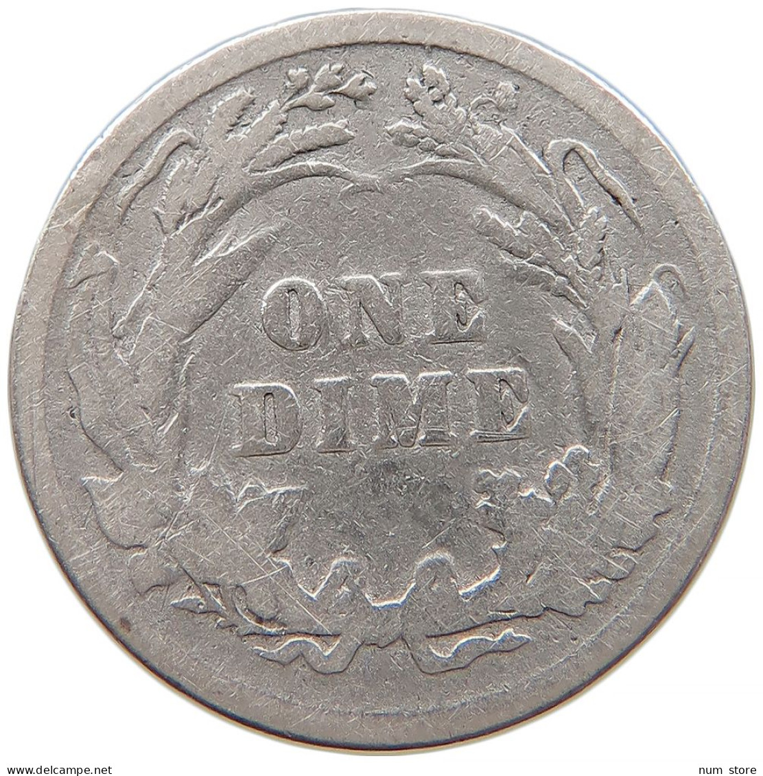 UNITED STATES OF AMERICA DIME 1898 BARBER #s091 0195 - 1892-1916: Barber