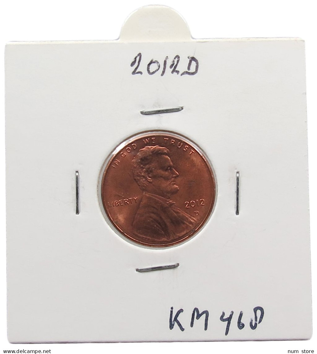 UNITED STATES OF AMERICA CENT 2012 D LINCOLN #alb072 0171 - 1959-…: Lincoln, Memorial Reverse