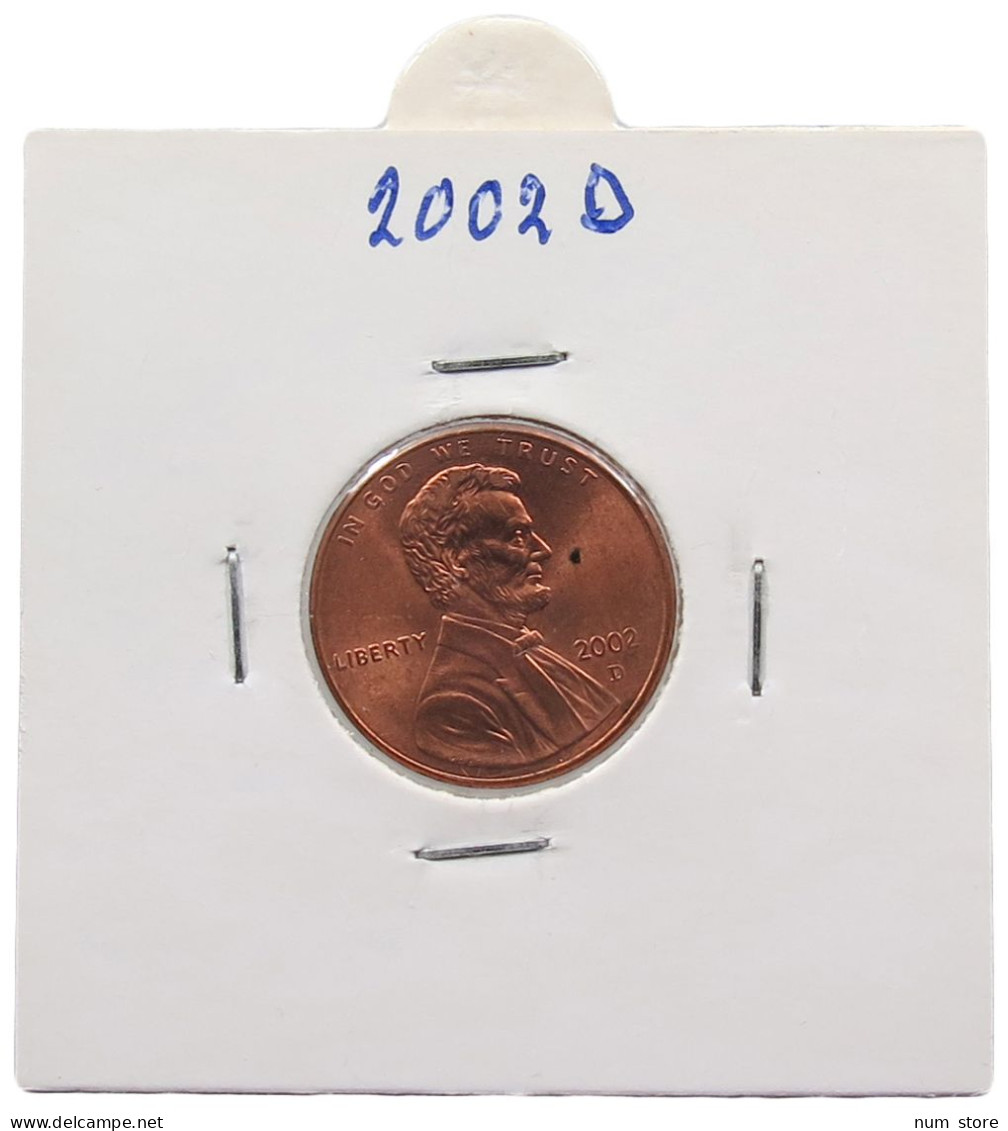 UNITED STATES OF AMERICA CENT 2002 D LINCOLN #alb072 0219 - 1959-…: Lincoln, Memorial Reverse