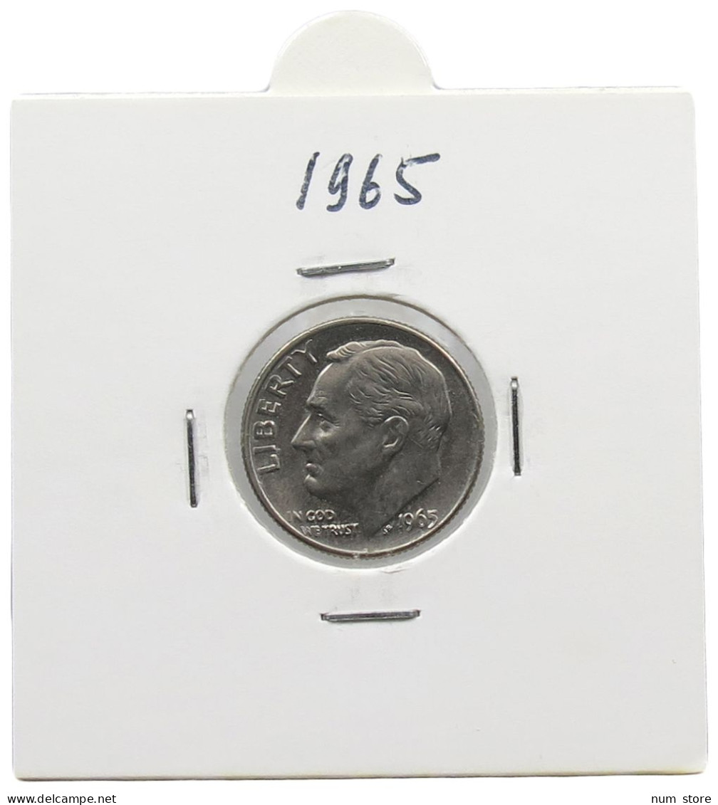 UNITED STATES OF AMERICA DIME 1965 ROOSEVELT #alb071 0487 - 1946-...: Roosevelt