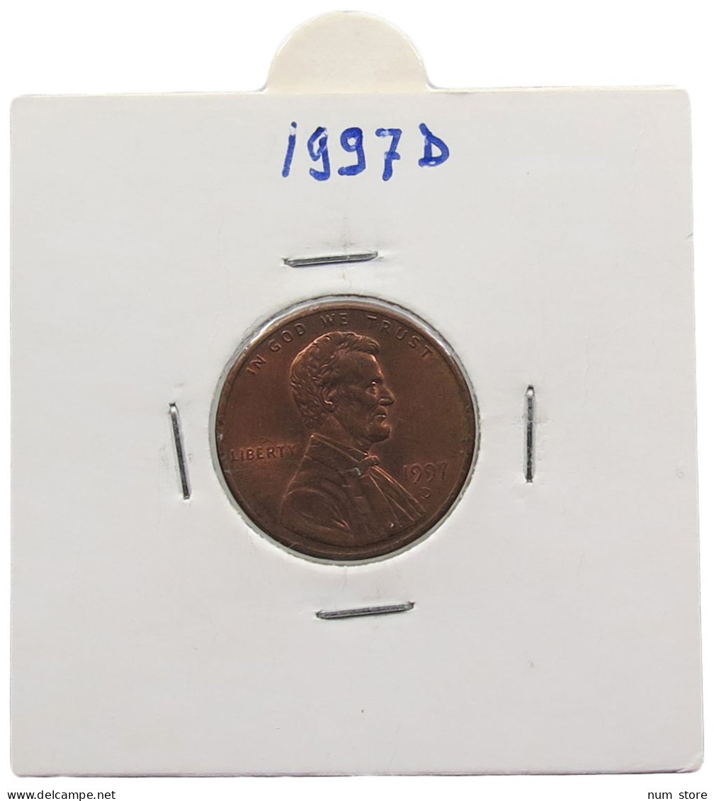 UNITED STATES OF AMERICA CENT 1997 D LINCOLN #alb072 0209 - 1959-…: Lincoln, Memorial Reverse