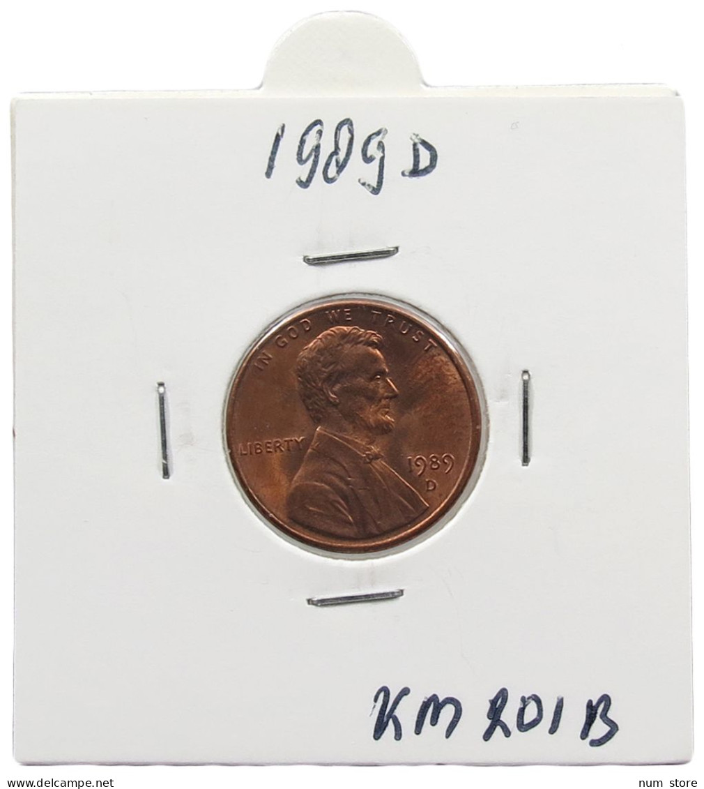 UNITED STATES OF AMERICA CENT 1989 D LINCOLN #alb072 0063 - 1959-…: Lincoln, Memorial Reverse