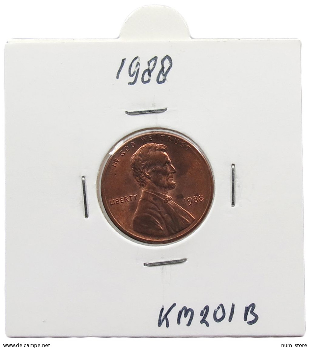 UNITED STATES OF AMERICA CENT 1988 LINCOLN #alb072 0057 - 1959-…: Lincoln, Memorial Reverse