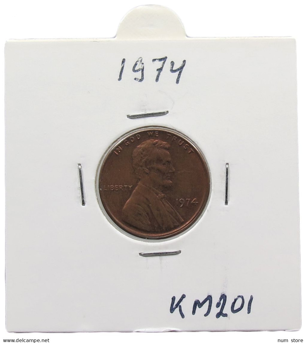 UNITED STATES OF AMERICA CENT 1974 LINCOLN #alb071 0729 - 1959-…: Lincoln, Memorial Reverse