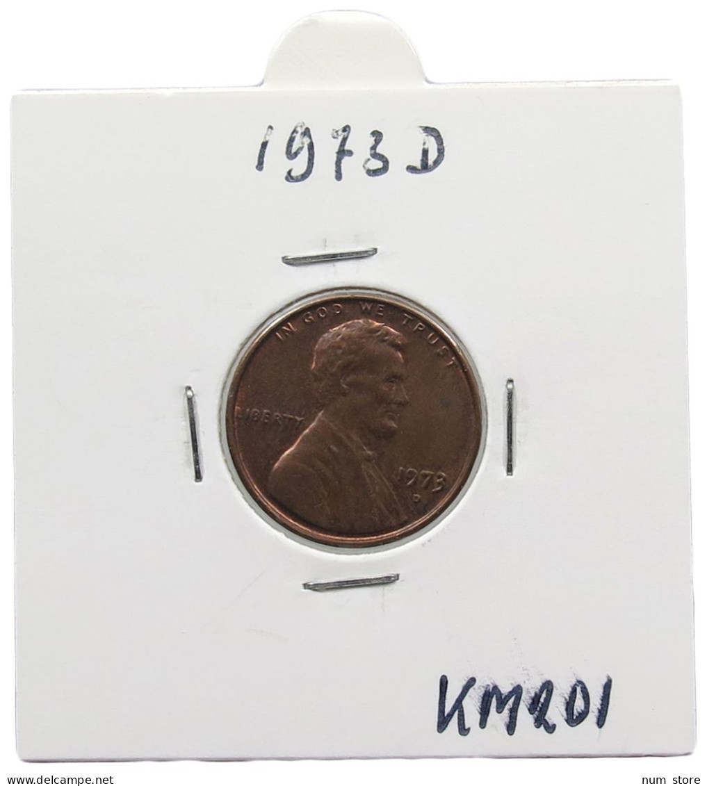 UNITED STATES OF AMERICA CENT 1973 D LINCOLN #alb072 0015 - 1959-…: Lincoln, Memorial Reverse
