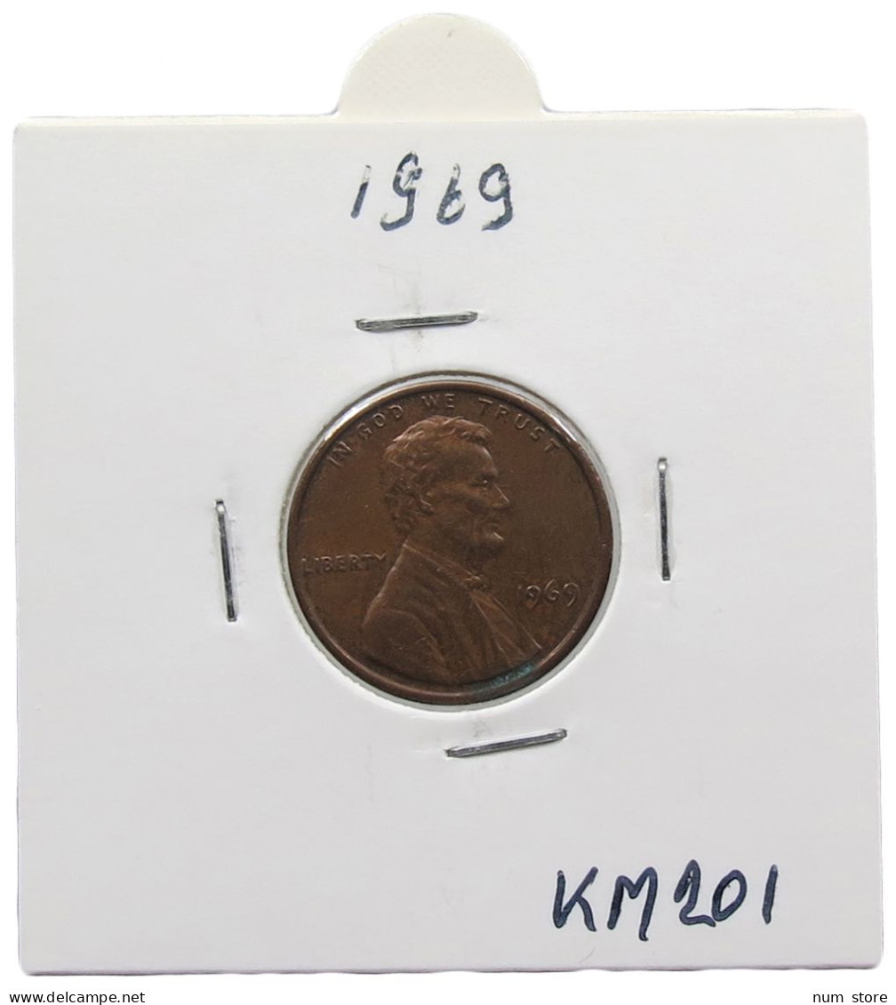 UNITED STATES OF AMERICA CENT 1969 LINCOLN #alb071 0717 - 1959-…: Lincoln, Memorial Reverse