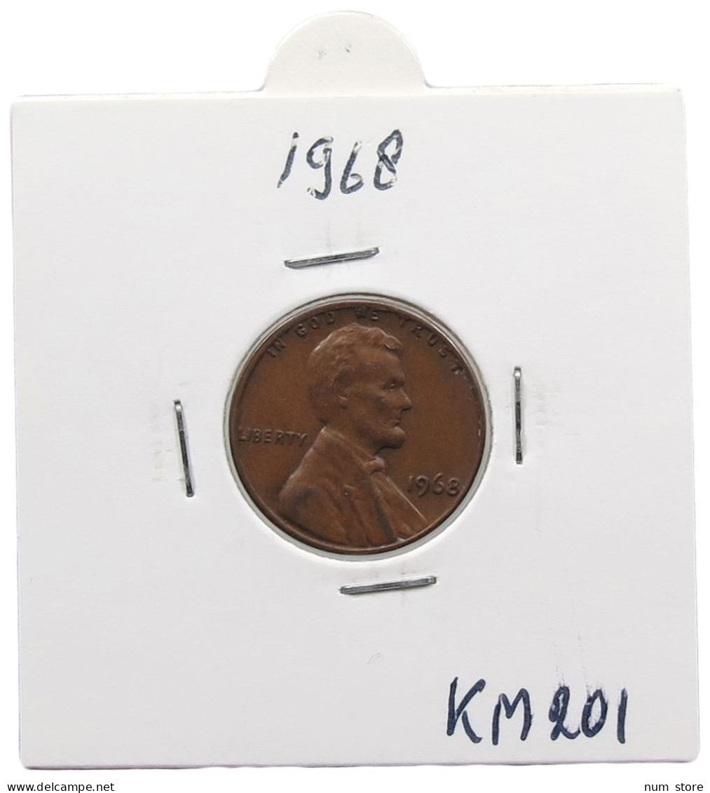 UNITED STATES OF AMERICA CENT 1968 LINCOLN #alb071 0711 - 1959-…: Lincoln, Memorial Reverse