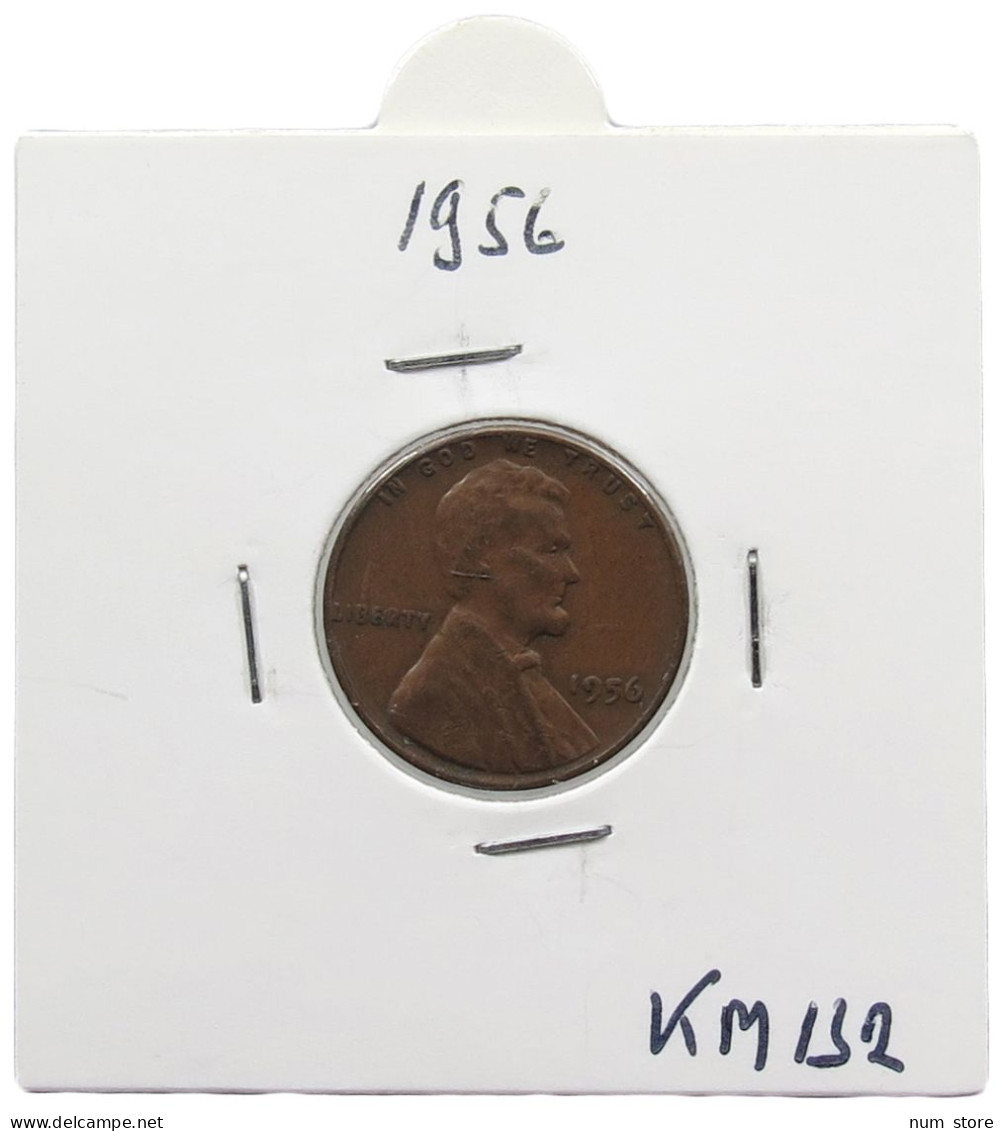 UNITED STATES OF AMERICA CENT 1956 LINCOLN #alb071 0759 - 1909-1958: Lincoln, Wheat Ears Reverse